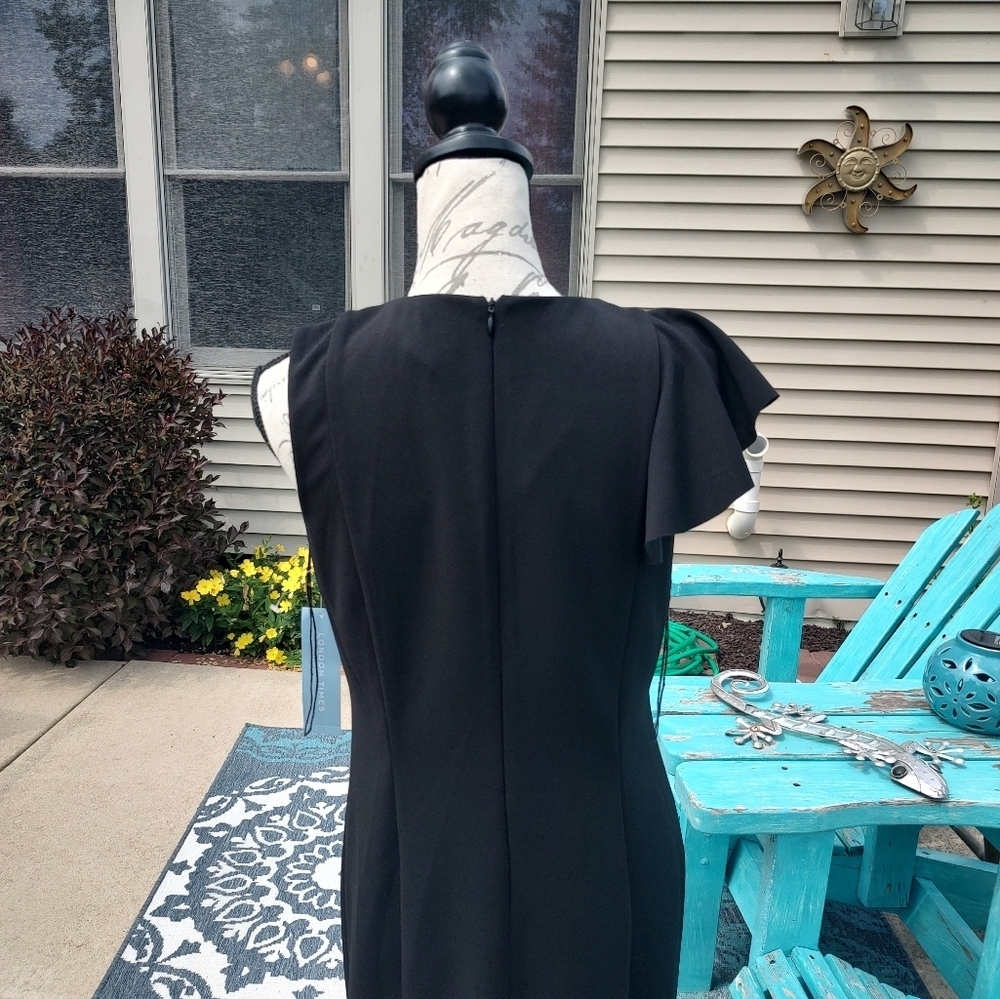 London Times Size 6 Amazing Black Dress! - Picture 5 of 10